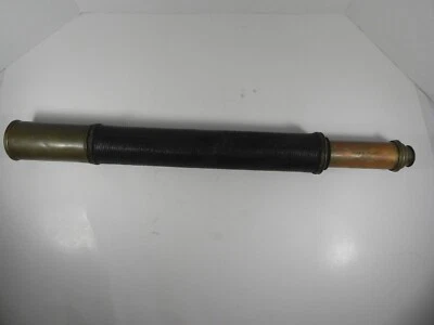 Circa 1800s Day and Night  Glass Brass Telescope 36" - Image 1 of 4