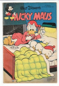 Micky Maus 1953 Nr. 11 altes Original Heft in mäßigen Zustand ! - Bild 1 von 5