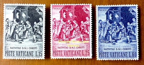 EBS Vatican City 1959 - Christmas - Natale - Noël - 266-268 - MNH** Cover