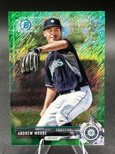 2017 Bowman Chrome #BCP-152 Andrew Moore - Green Shimmer /99 - Bild 1 von 3