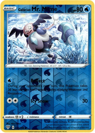 Galarian Mr. Mime 35/189 Reverse Holo | Darkness Ablaze | Pokemon Card - Image 1 of 1