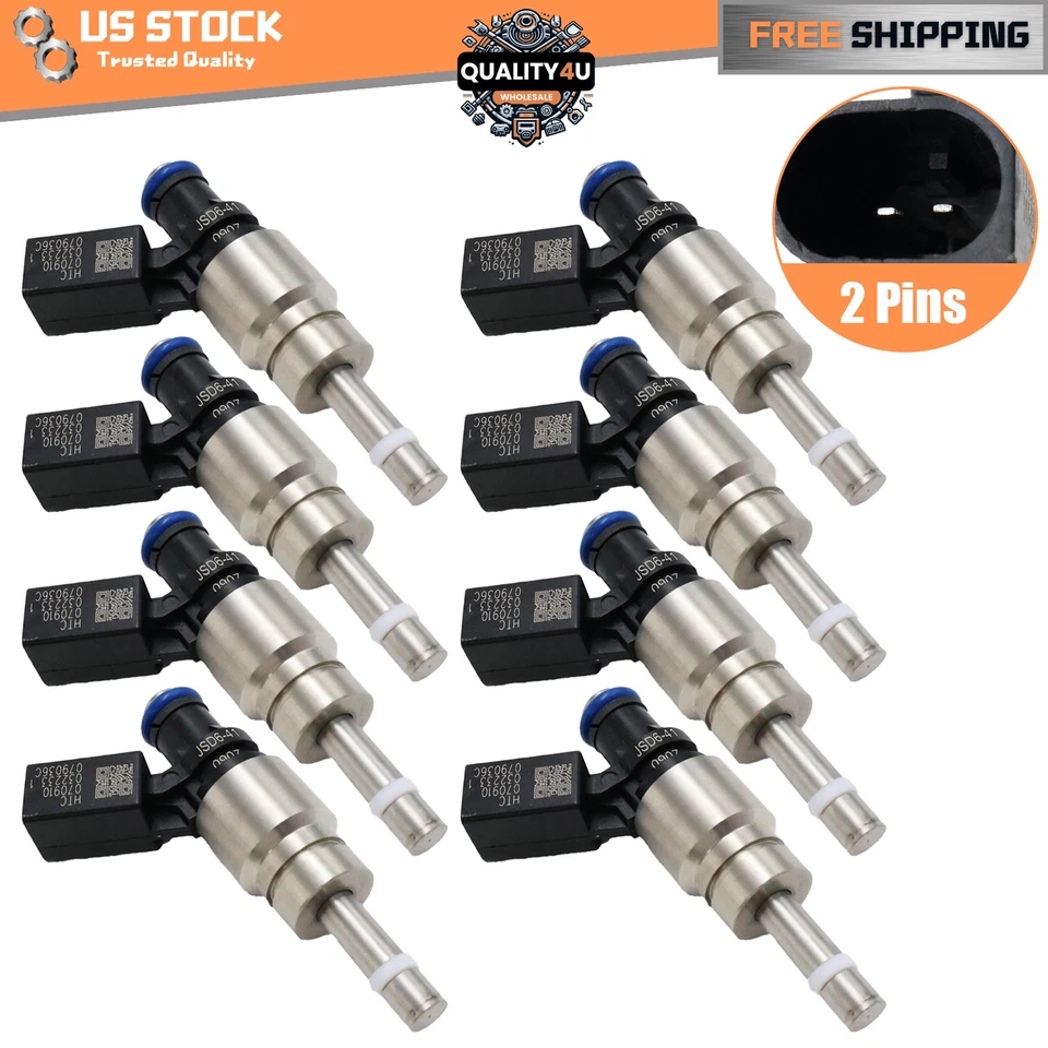 8PCS Fuel Injectors For 2007-2010 VW Audi  Q7 S5 A6 A8 Quattro 4.2L 079906036C Foto 1 de 4
