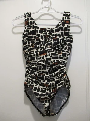 Traje de baño Lands' End laterales acanalados talla 4 - buen estado Foto 1 de 4