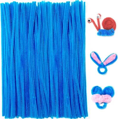 Dark Blue Pipe Cleaners for Crafts (200Pcs), 12 Inch Long, Chenille Stems for Ar - Image 1 of 4
