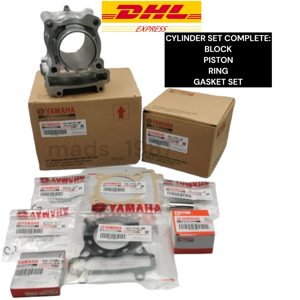 Kit pistone cilindro Big Bore per Yamaha YZF R125 WR125 TE125 4 tempi 150cc... - Immagine 1 di 4