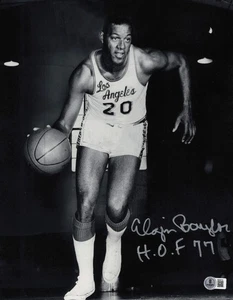 Elgin Baylor Autographed Signed 11x14 Photo Lakers "HOF 77" Beckett QR #SB30715 - Picture 1 of 2