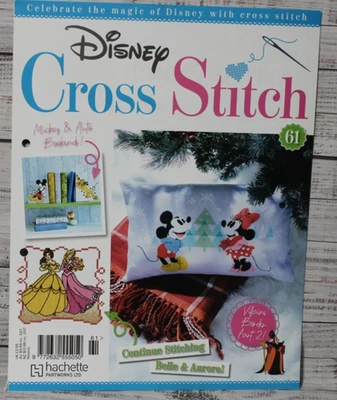 DISNEY HACHETTE cross stitch magazine ISSUE 61 please read description - Image 1 of 4