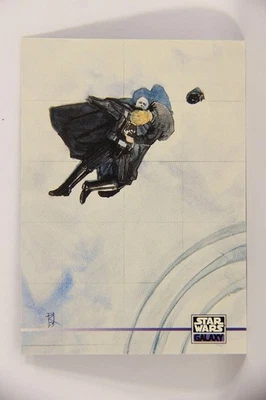 Star Wars Galaxy 1995 Trading Card #338 Skywalker / Vader Artwork ENG L019700 - Image 1 of 2