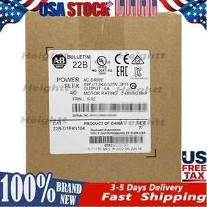 Allen-Bradley 22B-D1P4N104 PowerFlex 40 AC Drive New 2022 22BD1P4N104 AB US - Picture 1 of 4