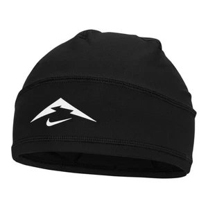 Neu Nike Unisex Dri-Fit Laufen Trail Beanie Mütze Kappe schwarz 1 Größe - Bild 1 von 3