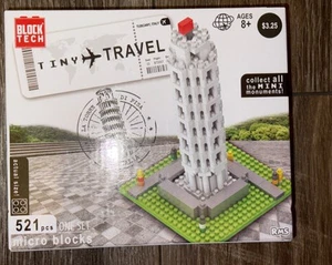 Neu, Block Tech Tiny Travel Italia La Torre Di Pisa, 521-teiliges Set, Alter 8+ - Bild 1 von 2