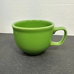 Fiesta Homer Laughlin China Shamrock ☘️ Green Jumbo Coffee Chili Soup Mug USA - Picture 1 of 10