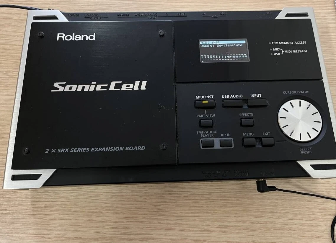 Roland Sonic Cell 128Voice Expandable Synthesizer Module Audio