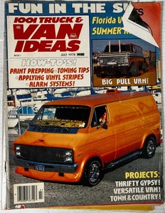 1001 Truck and Van Ideas July 1976 Magazine Custom Spray Paint Hot Rod - Bild 1 von 6