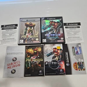 Metroid Prime 1 & 2 Echoes (GameCube) Complete PAL AU Retro Sci-Fi FPS - Picture 1 of 7