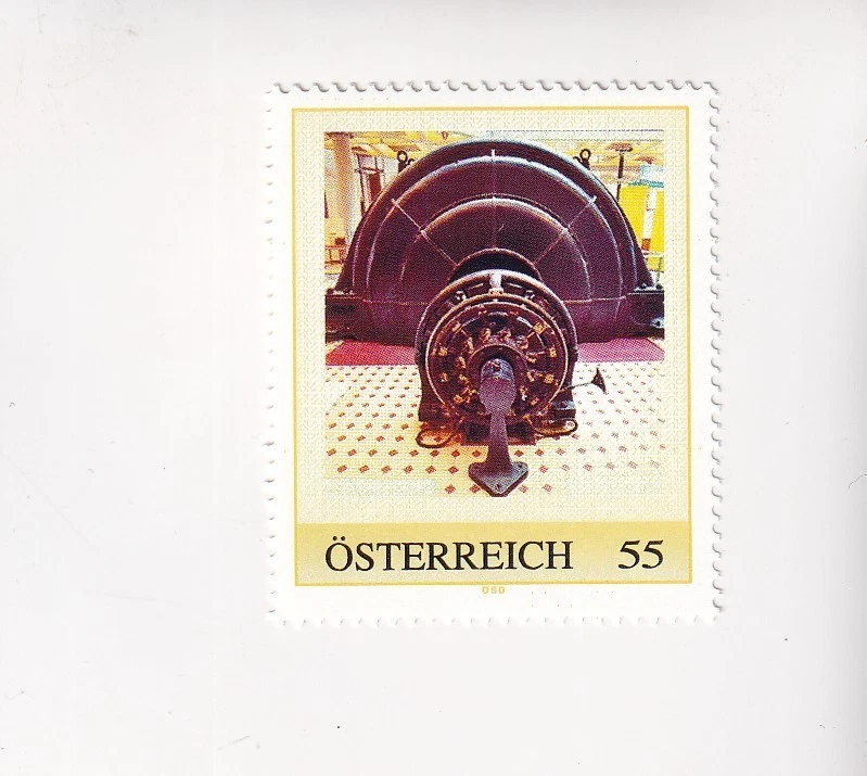 AUSTRIA stamp PM Technisches Museum RUETZ KRAFWERK TRAIN MITTENWALDBAHN PF - Image 1 of 1