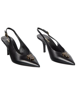 Zapatos de salón Burberry con motivo de monograma de cuero (auténticos pre-amados) para mujer Foto 1 de 4