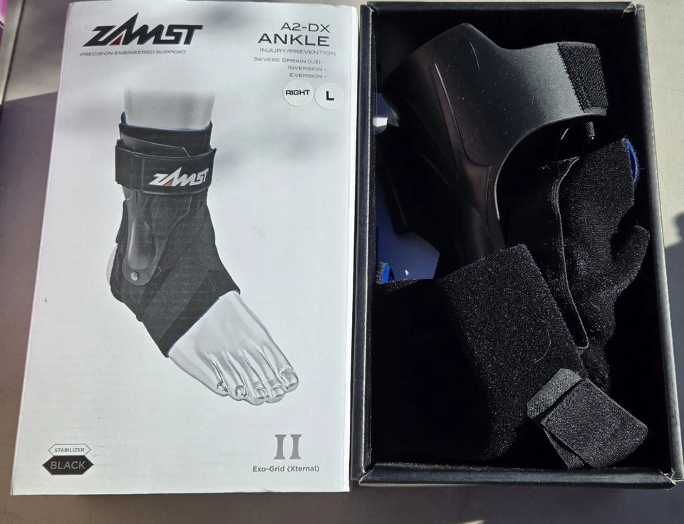 Tobillera Zamst A2-DX negra grande derecha Foto 1 de 1