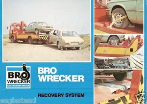Tow Truck Brochure - Bro Wrecker - Type 25 F Highway - Recovery System (TB546) - Bild 1 von 1