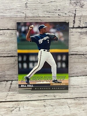 2005 Leaf Press Proofs Blue (#'d/75) - #107 Bill Hall - Image 1 of 2