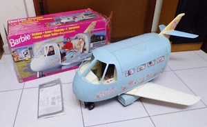BARBIE AEROPLANO Airplane Mattel 1999 art 22007 OTTIMO in BOX Aereo Jumbo jet - Foto 1 di 9