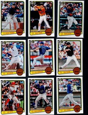 2017 DONRUSS Baseball INSERTS  BUY MORE SAVE MORE - Image 1 of 4