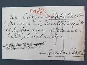 Napoleonic Postal History Cologne to Aix-La-Chapelle 1800 Red L2 Postmark - Picture 1 of 6