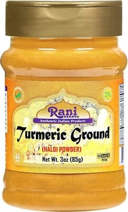 Rani Turmeric (Haldi) Root Powder Spice, (High Curcumin Content) 3oz (85g) - Picture 1 of 7