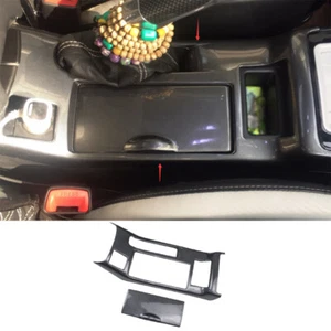 For Mitsubishi Lancer EVO 07-17 Style Carbon Fiber Shifter Hand Brake Frame Trim - Picture 1 of 8