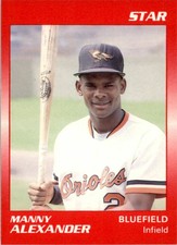 1989 Star #114 Manny Alexander Bluefield Orioles