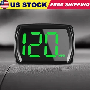 Universal Smart Car Digital GPS Speedometer HUD Head Up Display MPH Speed HD - Picture 1 of 10