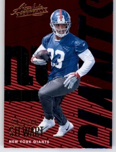 2018 Absolute Jonathan Stewart NFL PWE Base Card Giants #72 - Picture 1 of 2