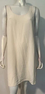 Eileen Fisher Shell Pink Silk Crepe de Chine Long Sleeveless Long Tank M NWT - Picture 1 of 10