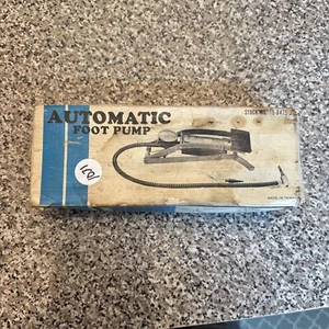 Automatic foot pump vintage 15–6415–2 Bicycle Tire Inflate Tires Pump (159) - Picture 1 of 7