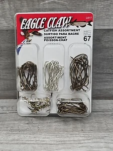 Fishing Hooks Eagle Claw Catfish Assorted Kit, 67 Count - Picture 1 of 7
