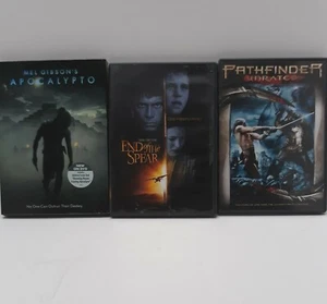 Triple Feature APOCALYPTO (DVD Widescreen)+ 2 more END OF THE SPEAR & PATHFINDER - Picture 1 of 1
