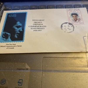 1978 Elvis Presley Ersttagsbrief Grenada Briefmarke unadressiert guter Zustand - Bild 1 von 3