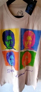 John Lennon Andy Warhol Beatles Bag One rock T-shirt W/Tag size L SALE $18.00 - Picture 1 of 13
