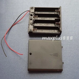 10 piezas 4*AA 5V Soporte de batería Estuche Caja Alambre Omniseal con Escudo - Imagen 1 de 3
