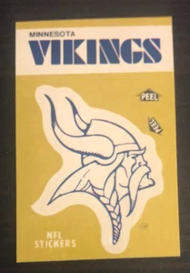 1983 Fleer Team Action Stickers MINNESOTA VIKINGS Team Logo - Picture 1 of 2
