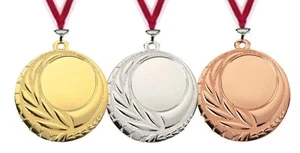 24 Medaillen D110 d=45mm (freie Farbkombination) mit Emblem & Band - Bild 1 von 4