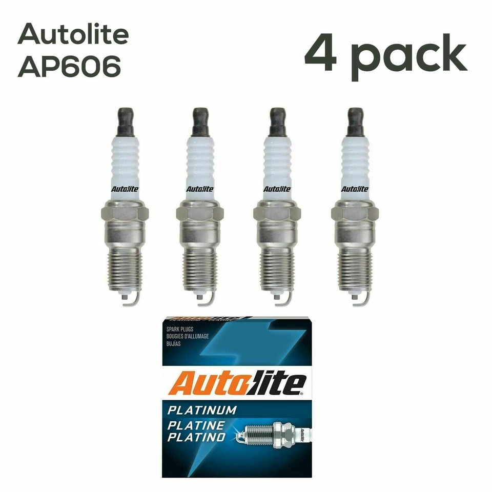 (4 Pack) Autolite AP606 Platinum Spark Plugs for Ignition Secondary - Image 1 of 1