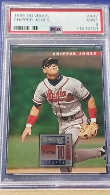 Chipper Jones - 1996 Donruss   PSA 9 - Image 1 of 2