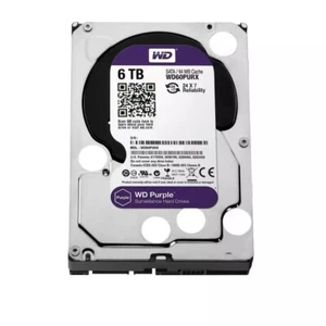 WD Purple 6TB Surveillance Hard Disk Drive - 5400 RPM Class SATA 6 Gb/s 64MB - Picture 1 of 4