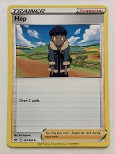 Pokémon TCG Sword & Shield Base Set Hop 165/202 NM - Picture 1 of 2