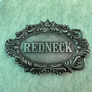 Capt. Hawks REDNECK Gürtelschnalle Zinn aus den 70er Jahren - Bild 1 von 7