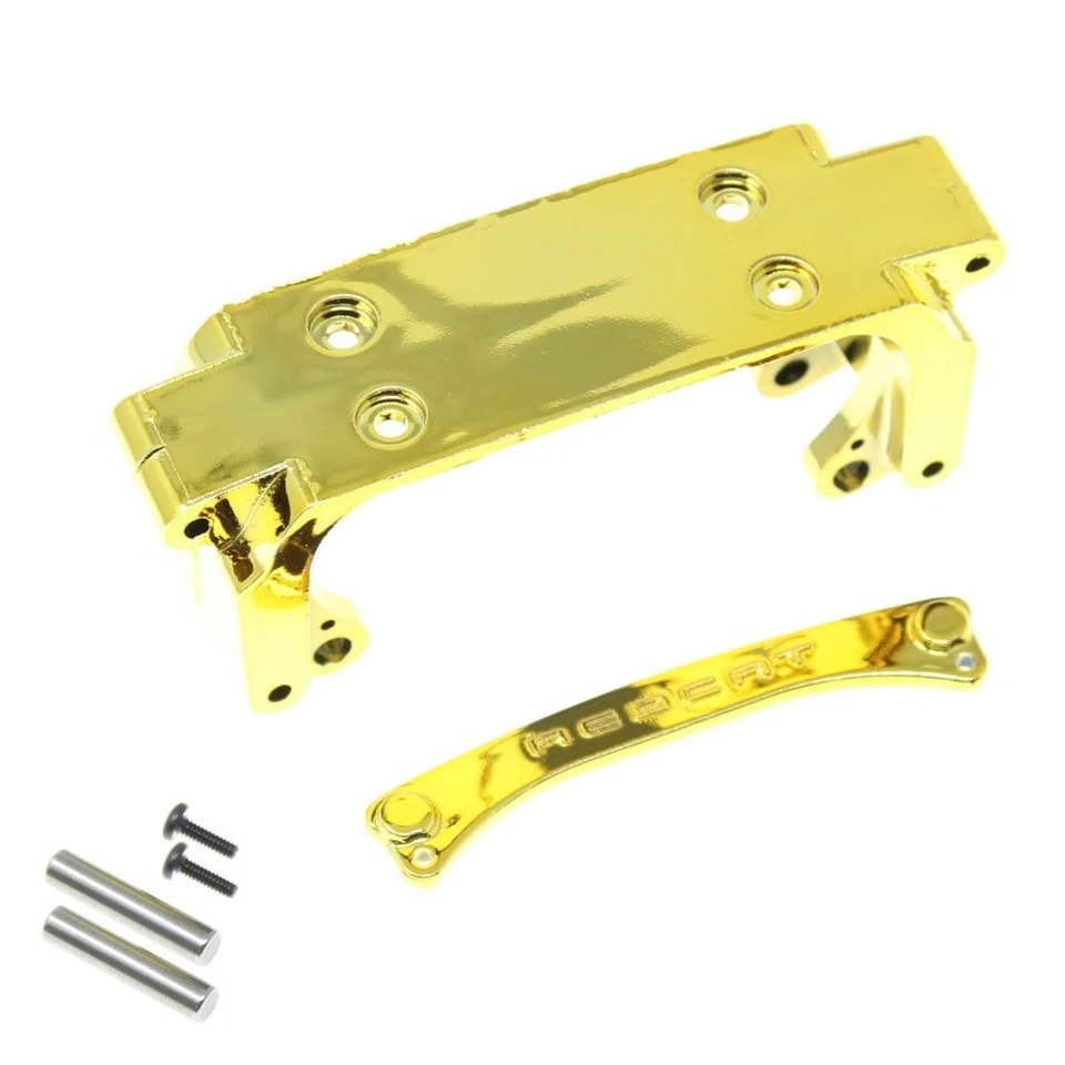 RER25838 FRONT SUSPENSION MOUNT, PIN BRACE W/ PINS GOLD - Image 1 of 1