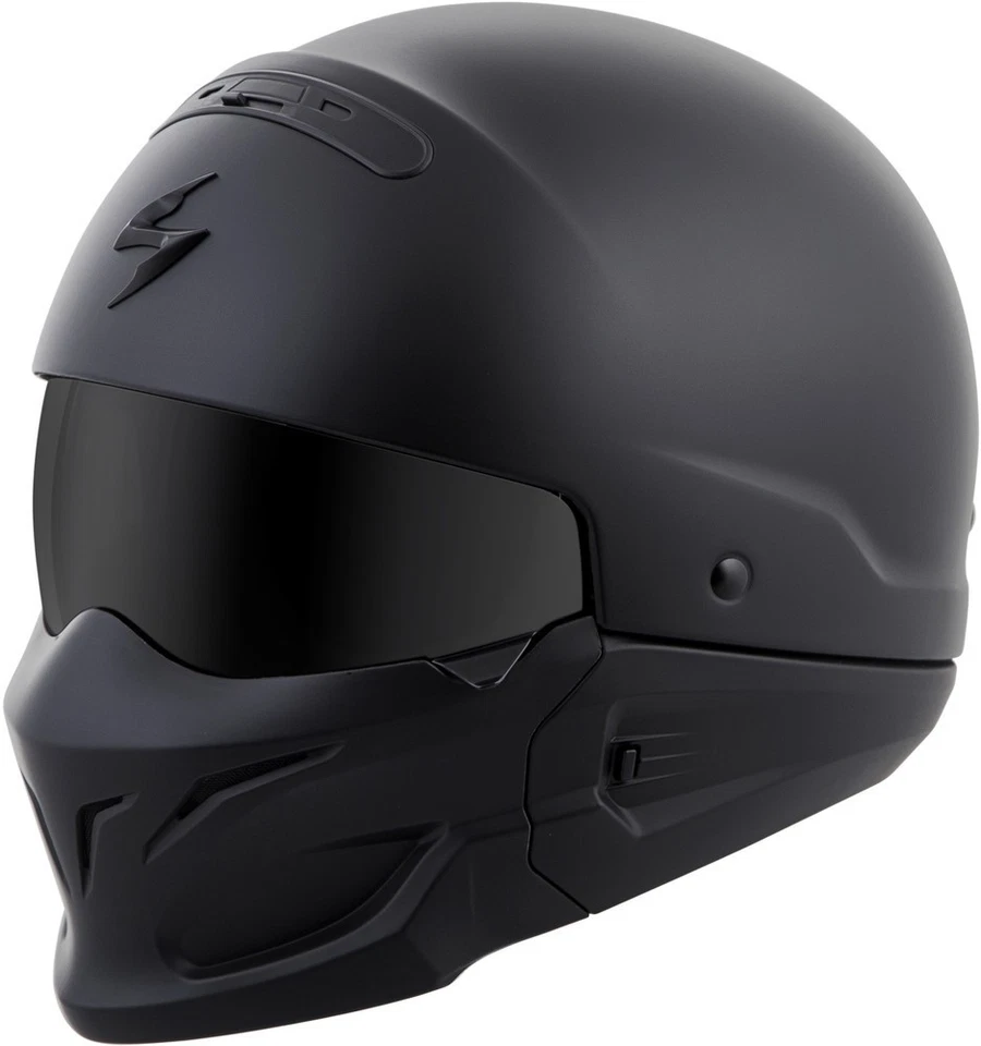Scorpion COV-0107 Covert Matte Black Modular Motorcycle Helmet - XX-Large - Image 1 of 4