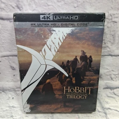 The Hobbit: The Motion Picture Trilogy Extended 4k Ultra HD New Sealed - Bild 1 von 4