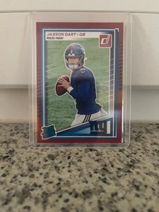 Panini Donruss 2025 NFL Jaxson Dart Rated Rookie Press Proof Red #No.400 - Bild 1 von 2
